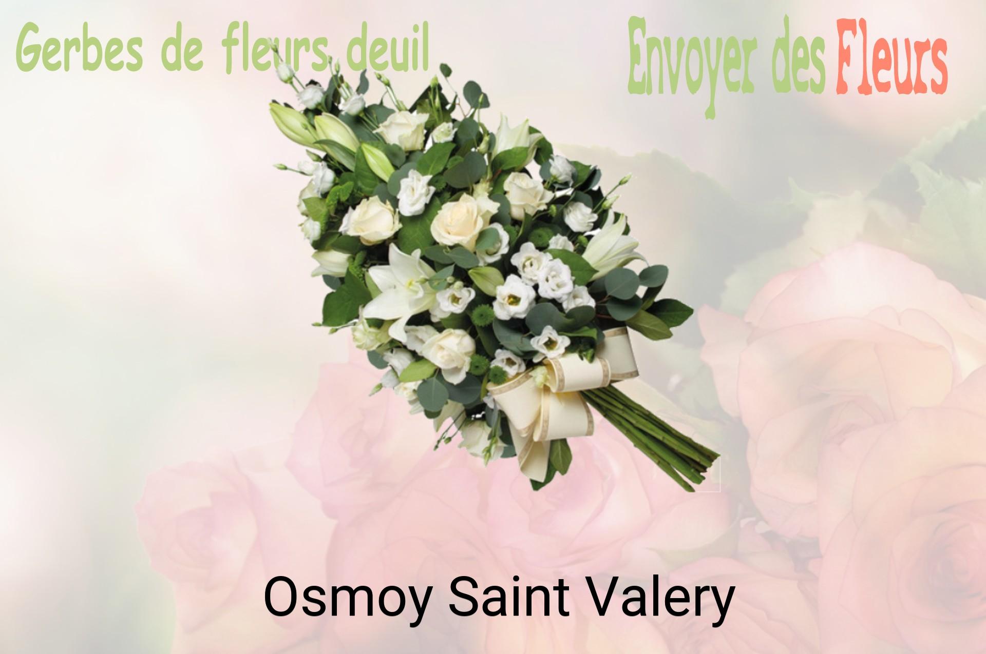 Gerbe de fleurs de deuil livrée à Osmoy-Saint-Valery